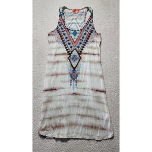 Hale Bob Cabana Tribal Geometric Racerback Tank Top XS 5LWA6927 Multi Color